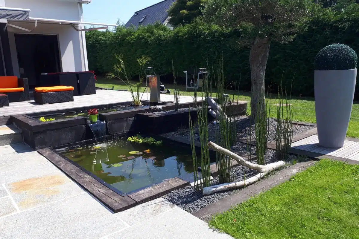 Pièce d'eau La Plume des Jardins, Quimper