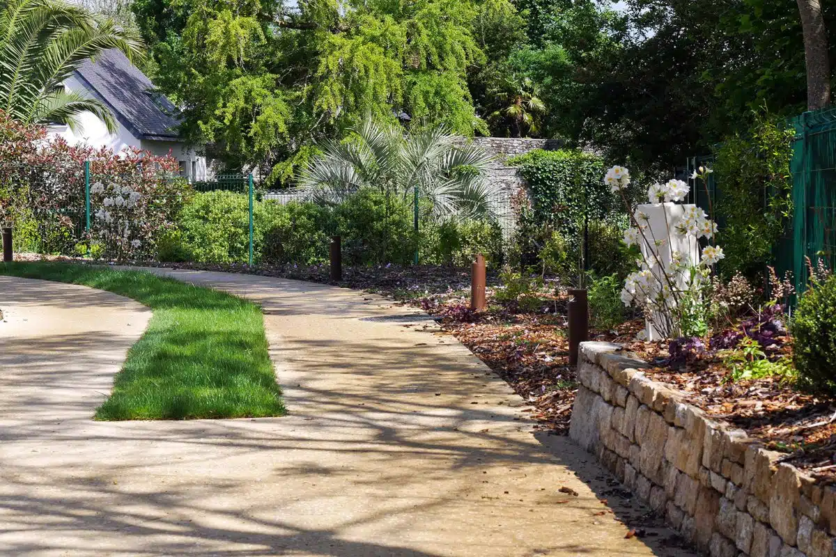 Jardin de Promenade La Plume des Jardins, Quimpe