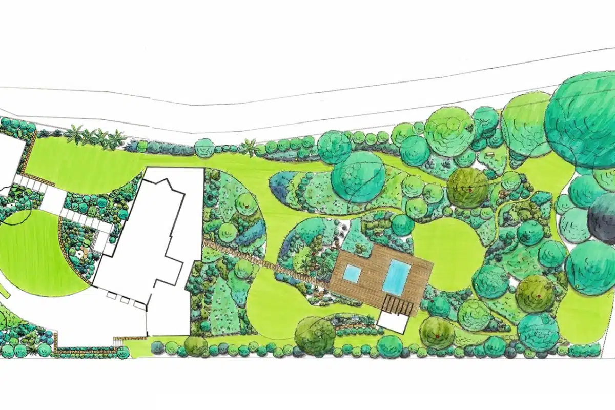 Jardin de Promenade La Plume des Jardins, Quimper, Projet Définitif