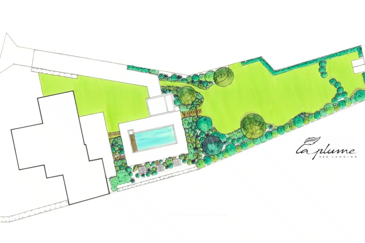 Jardin en cours de réalisation La Plume des Jardins, Projet Définitif